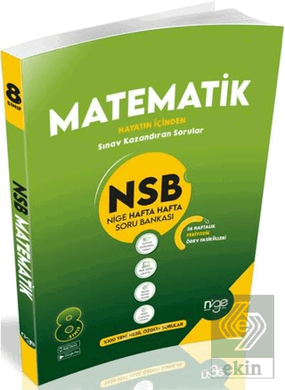 8. Sınıf Matematik NSB Nige Hafta Hafta Soru Bankası