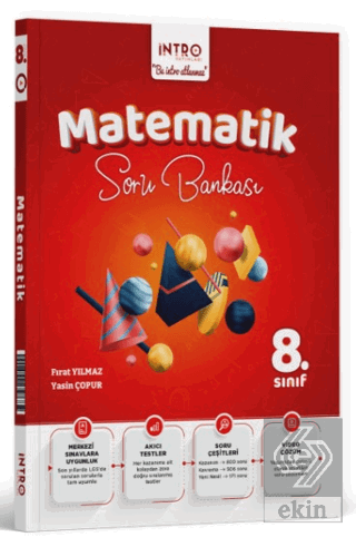 8. Sınıf Matematik Soru Bankası Fırat Yılmaz İntro Yayınları Satın Al 