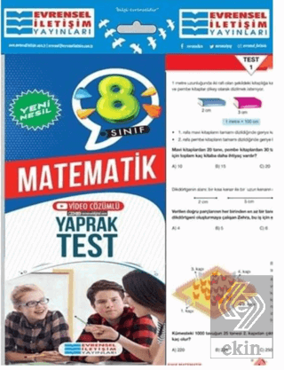 8. Sınıf Matematik Yeni Nesil Video Çözümlü Yaprak