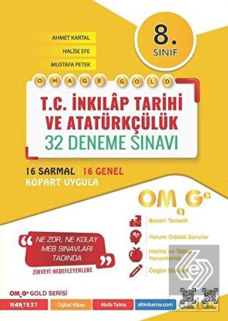 8. Sınıf Omage Gold T.C. İnkılap Tarihi Ve Atatürk