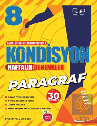 8. Sınıf Paragraf Kondisyon Haftalık Denemeler Eyüp Hayta NEWTON YAYIN