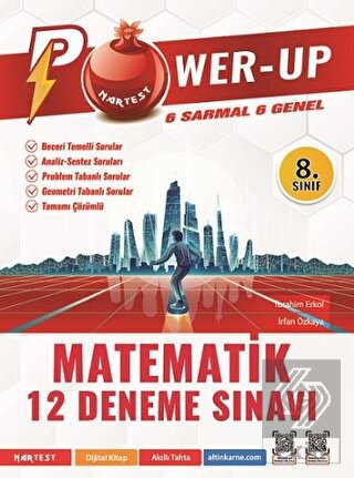 8. Sınıf Power-Up Matematik 12 Deneme Sınavı Narte