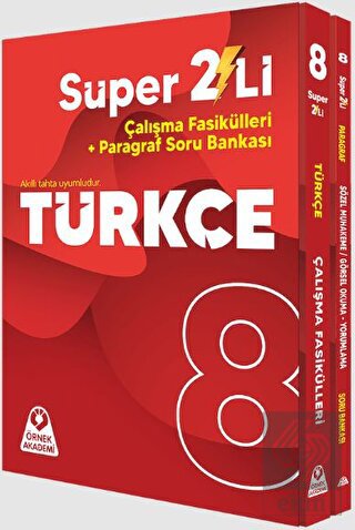 8. Sınıf Süper İkili Türkçe Seti