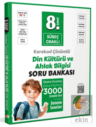 8. Sınıf Süreç Odaklı Din Kültürü ve Ahlak Bilgisi Soru Bankası - Kare