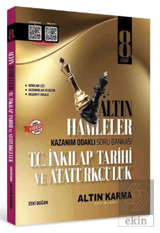 8. Sınıf T.C. İnkılap Tarihi ve Atatürkçülük Altın Hamleler Kazanım Od