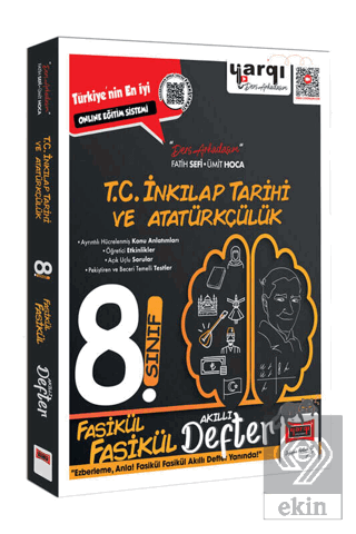 8. Sınıf T.C. İnkılap Tarihi ve Atatürkçülük Fasikül Fasikül Akıllı De