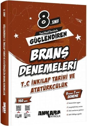 8. Sınıf T.C. İnkılap Tarihi ve Atatürkçülük Güçlendiren Branş Denemel