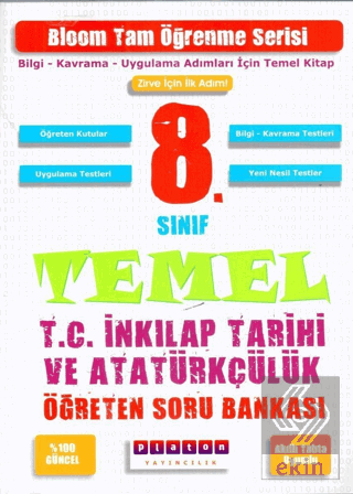 8. Sınıf T.C. İnkılap Tarihi ve Atatürkçülük Öğreten Soru Bankası