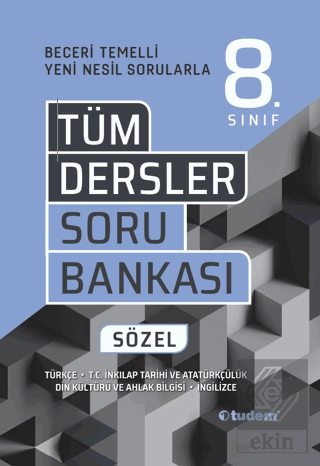 8. Sınıf Tüm Dersler Beceri Temelli Soru Bankası Sözel Kolektif Tudem 