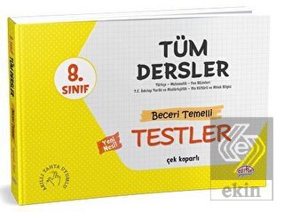 8. Sınıf Tüm Dersler Beceri Temelli Testler