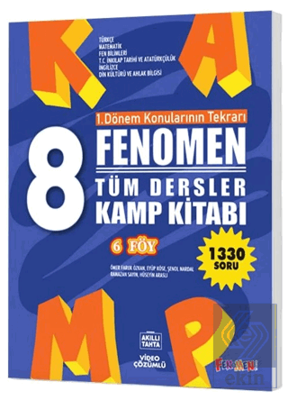8. Sınıf Tüm Dersler Kamp Kitabı