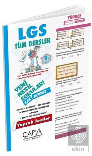 8.Sınıf Tüm Dersler Yaprak Test