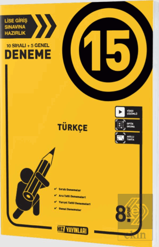 8.Sınıf Türkçe 15\'li Deneme