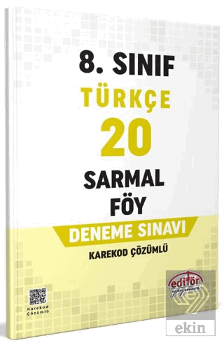 8. Sınıf Türkçe 20 Sarmal Föy Deneme Sınavı