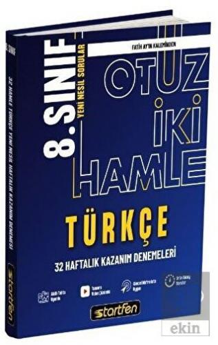 8. Sınıf Türkçe 32 Hamle Haftalık Kazanım Denemele