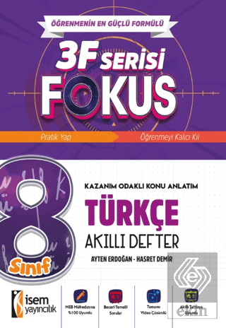 8. Sınıf Türkçe Akıllı Defter