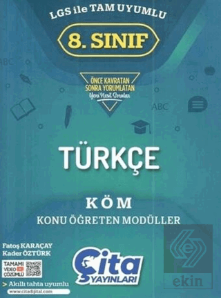 8. Sınıf Türkçe Konu Öğreten Modülleri