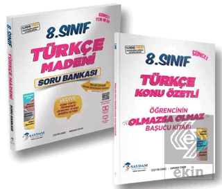 8. Sınıf Türkçe Madeni Soru Bankası - 8. Sınıf Türkçe Olmazsa Olmaz Başucu Kitabı