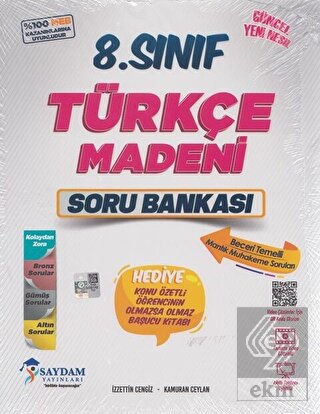 8. Sınıf Türkçe Madeni Soru Bankası