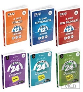 8. Sınıf Türkçe + Matematik + Fen Bilimleri + İngi