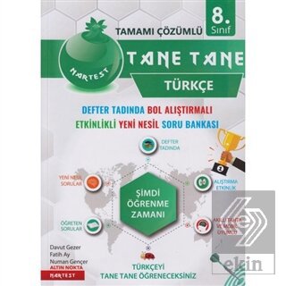 Nartest 8.Sınıf Tane Tane Türkçe Soru Bankası