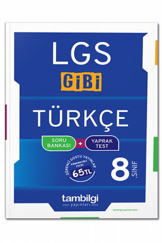 8. Sınıf Türkçe Soru Bankası + Yaprak Test