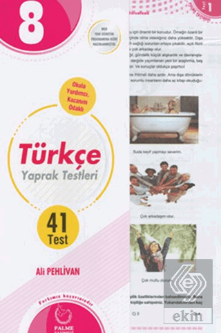 8. Sınıf Türkçe Yaprak Testleri Kolektif Palme Yayınları Satın Al - ek