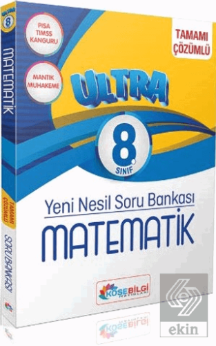8. Sınıf Ultra Matematik Çözümlü Soru Bankası