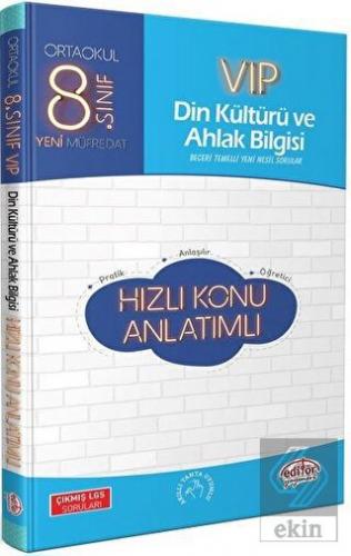 8. Sınıf VIP Din Kültürü ve Ahlak Bilgisi Hızlı Ko