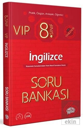 8. Sınıf VIP İngilizce Soru Bankası
