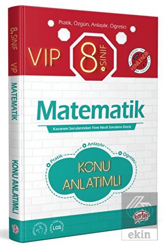 8. Sınıf VIP Matematik Konu Anlatımı
