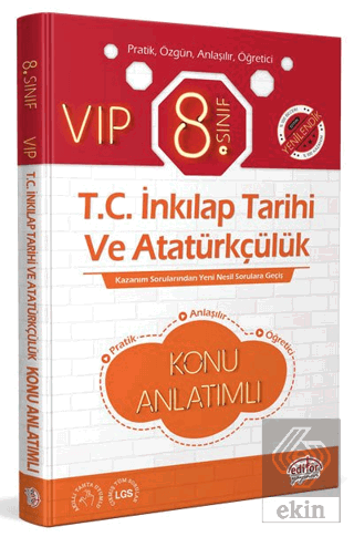 8. Sınıf VIP T.C. İnkılap Tarihi ve Atatürkçülük K
