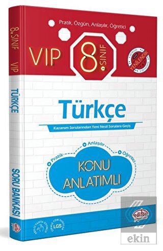8. Sınıf VIP Türkçe Konu Anlatımı