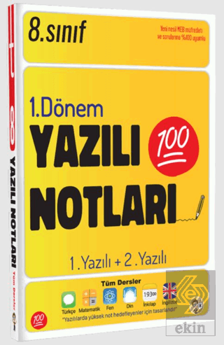 8. Sınıf Yazılı Notları 1. Dönem 1 ve 2. Yazılı To