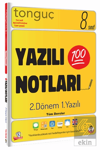 8. Sınıf Yazılı Notları 2. Dönem 1. Yazılı
