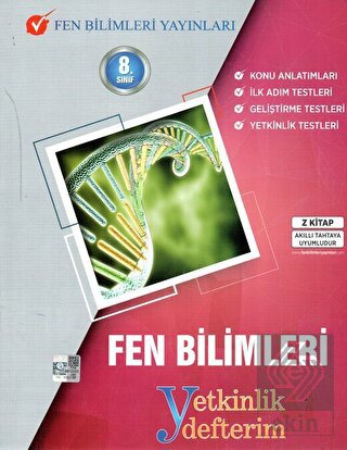 8. Sınıf Yeni Nesil Fen Bilimleri Yetkinlik Defter