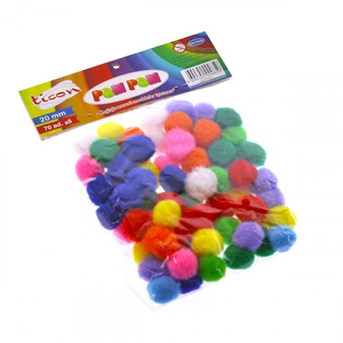 TİCON PONPON 20MM 70,Lİ