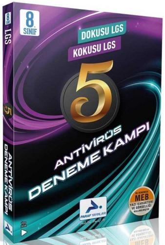 Paraf Yayınları 8. Sınıf LGS Dokusu Kokusu LGS Antivirüs 5 Deneme