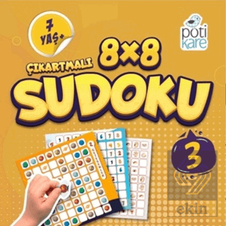 8x8 Çıkartmalı Sudoku 3