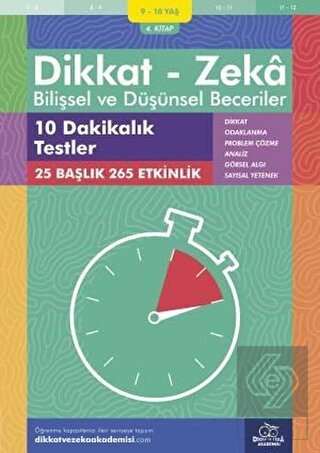 9-10 Yaş Dikkat - Zeka Bilişsel ve Düşünsel Beceri