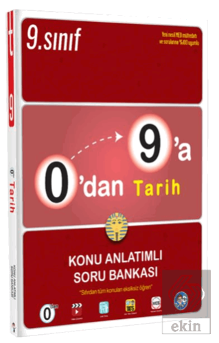 9. Sınıf 0 dan 9 a Tarih Konu Anlatımlı Soru Banka