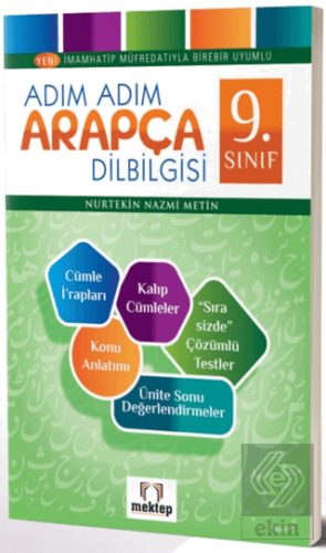 9. Sınıf Adım Adım Arapça Dilbilgisi