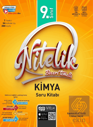 9. Sınıf Beceri Temelli Kimya Soru Kitabı