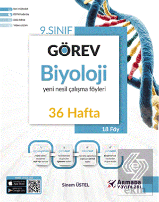 9. Sınıf Biyoloji Görev Çalışma Föyleri Sinem Üstel Armada Yayınları S