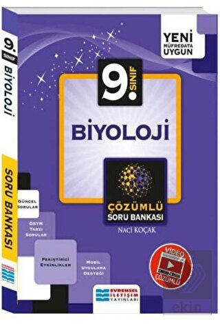 9.Sınıf Biyoloji Video Çözümlü Soru Bankası 2019