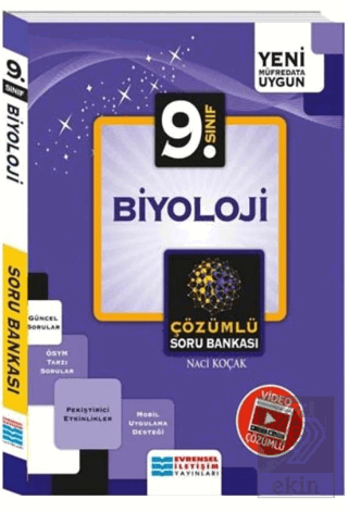 9.Sınıf Biyoloji Video Çözümlü Soru Bankası 2019