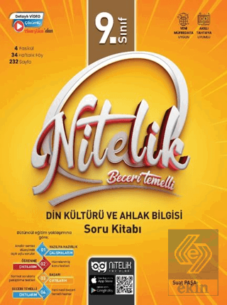 9. Sınıf Din Kültürü ve Ahlak Bilgisi Beceri Temelli Soru Kitabı
