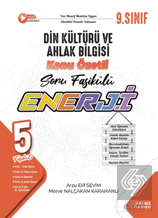 9. Sınıf Enerji Din Kültürü ve Ahlak Bilgisi Konu Özetli Soru Fasikülleri (5 Fasikül)