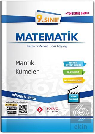 9. Sınıf Mantık Kümeler Sonuç Yayınları