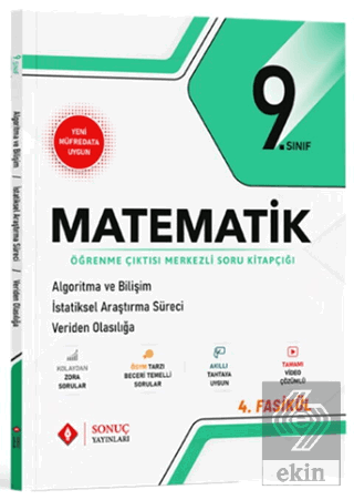 9. Sınıf Matematik Algoritma ve Bilişim İstatistiksel Araştırma Süreci